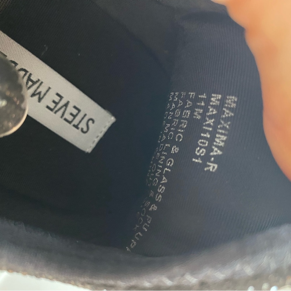 Steve Madden Black Maxima trainers - Picture 6 of 6